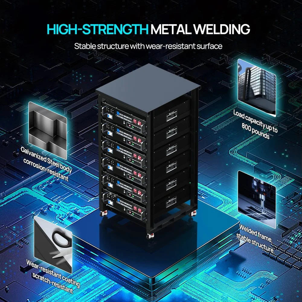 Eco-Worthy Eco-Worthy 6-Layer 19 Inch Rack for 3U Server Rack Battery