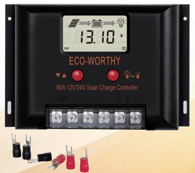 Eco-Worthy Solar Charge Controllers and Inverters Eco-Worthy 60 Amp PWM Solar Charge Controller