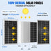 Eco-Worthy Solar Panels Eco-Worthy Bifacial 100W 12V Monocrystalline Solar Panel