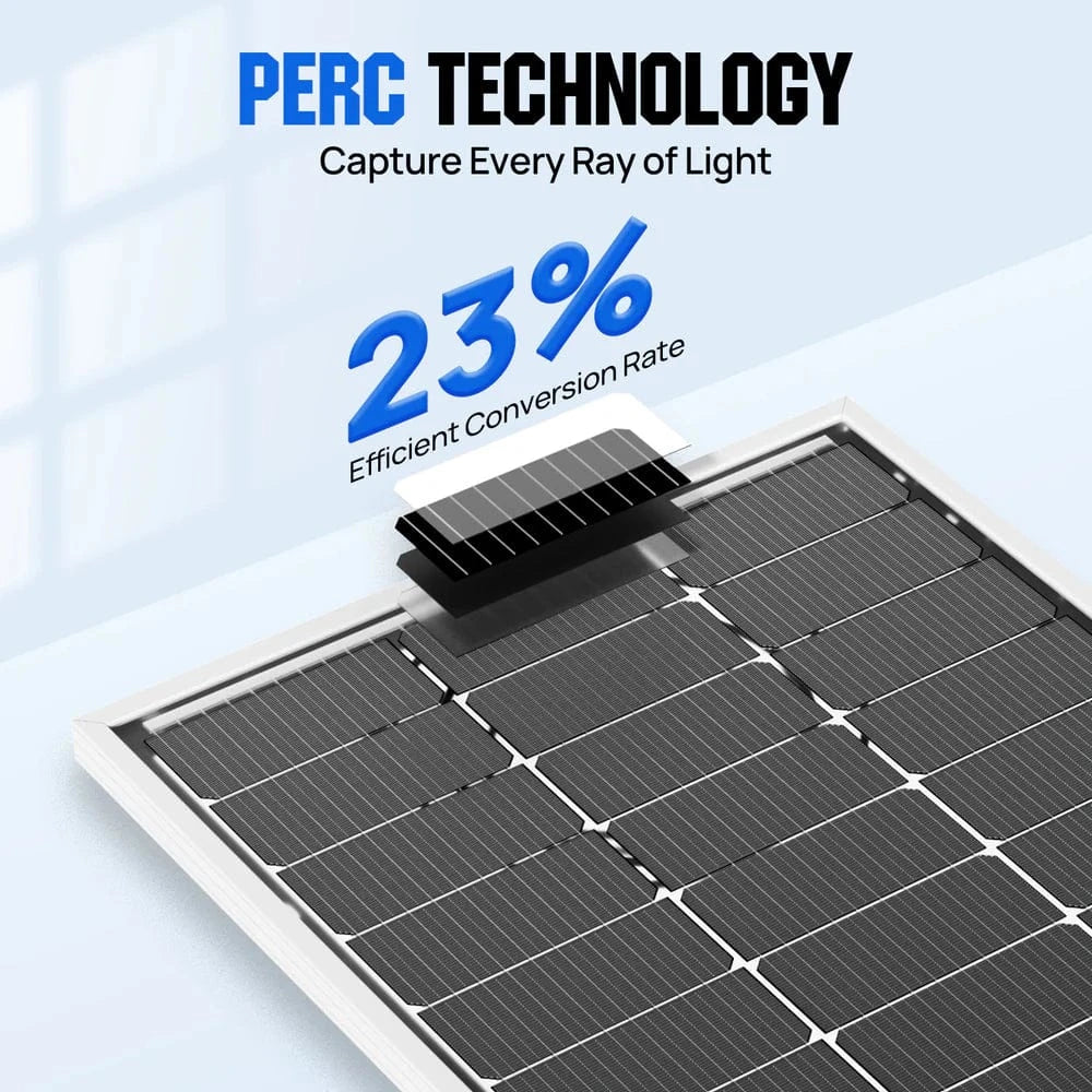 Eco-Worthy Solar Panels Eco-Worthy Bifacial 100W 12V Monocrystalline Solar Panel