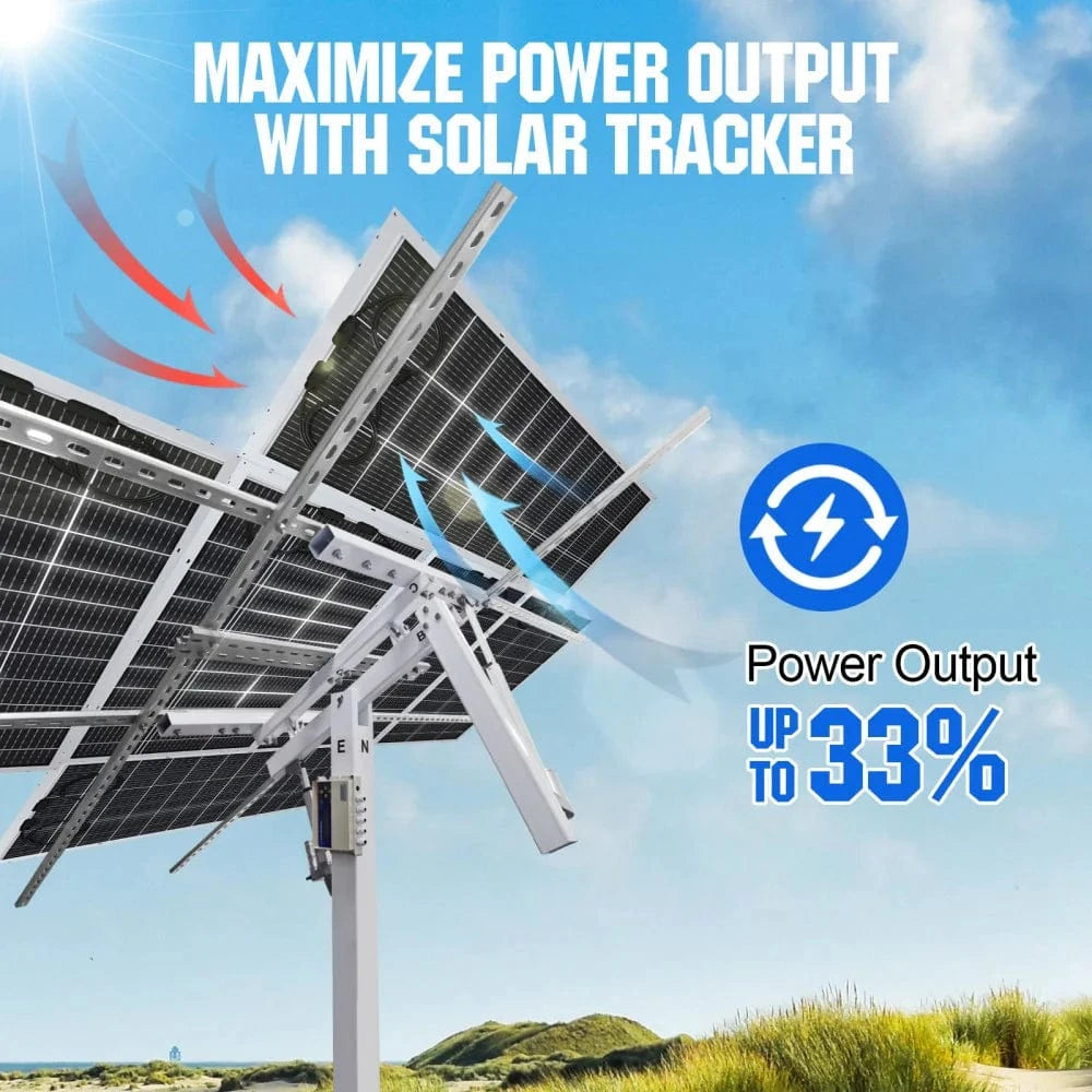 Eco-Worthy Solar Panels Eco-Worthy Bifacial 195W 12V Monocrystalline Solar Panel