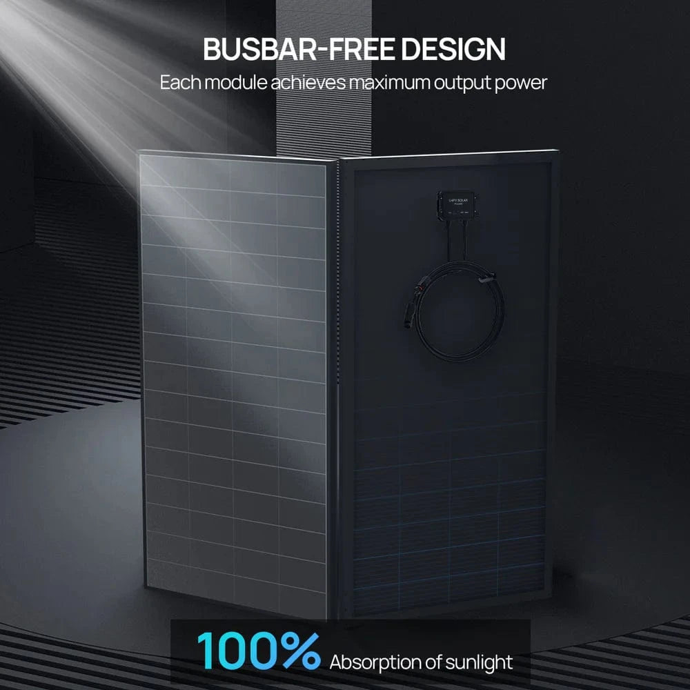 Eco-Worthy Solar Panels Eco-Worthy Bifacial 200 Watt Solar Panel