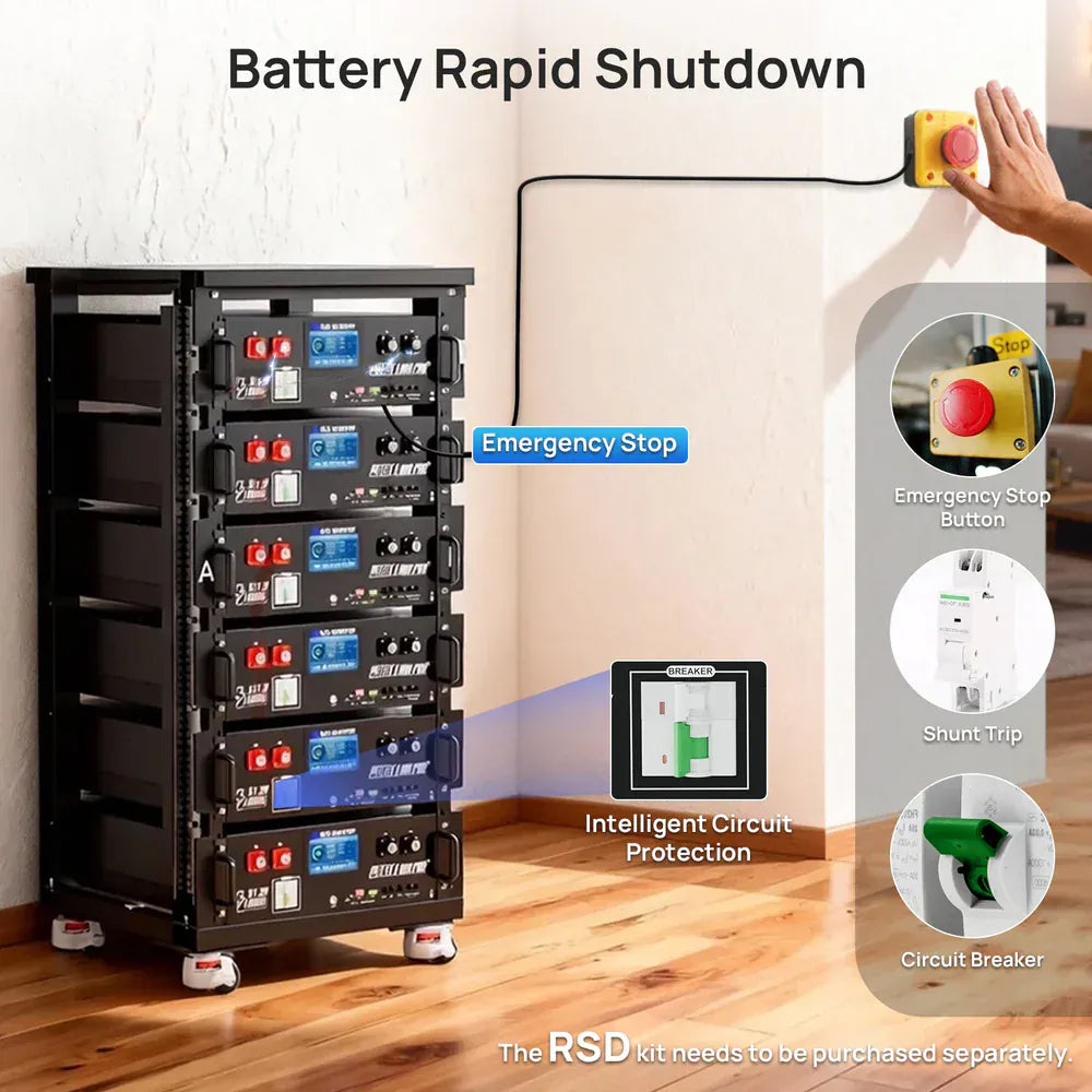 Eco-Worthy Solar Batteries Eco-Worthy Cubix 100 Pro | 48V 100Ah Server Rack Battery