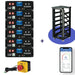 Eco-Worthy Solar Batteries 6 Packs & Free 6-layer battery Rack With 600a Busbar Eco-Worthy Cubix 100 Pro | 48V 100Ah Server Rack Battery