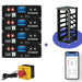 Eco-Worthy Solar Batteries 4 Packs & 6-layer battery Rack With 600a Busbar Eco-Worthy Cubix 100 Pro | 48V 100Ah Server Rack Battery