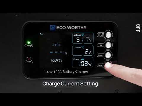 Eco-Worthy Chargers Eco-Worthy EC100 48V 100A Battery Charger | 5.78KW Max Output -  In Store Offer Only