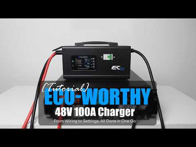 Eco-Worthy Chargers Eco-Worthy EC100 48V 100A Battery Charger | 5.78KW Max Output -  In Store Offer Only