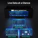 Eco-Worthy Chargers Eco-Worthy ESM100 Battery Monitor for Cubix Series and Wall-Mount Batteries