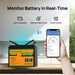 Eco-Worthy Solar Batteries Eco-Worthy LiFePO4 12V 100Ah Lithium Iron Phosphate Battery With Bluetooth And Low-temperature Protection
