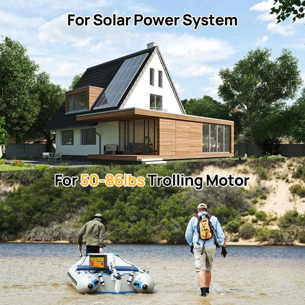 Eco-Worthy Solar Batteries Eco-Worthy LiFePO4 12V 100Ah Lithium Iron Phosphate Battery With Low Temperature Protection