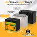 Eco-Worthy Solar Batteries Eco-Worthy LiFePO4 12V 100Ah Lithium Iron Phosphate Battery With Low Temperature Protection