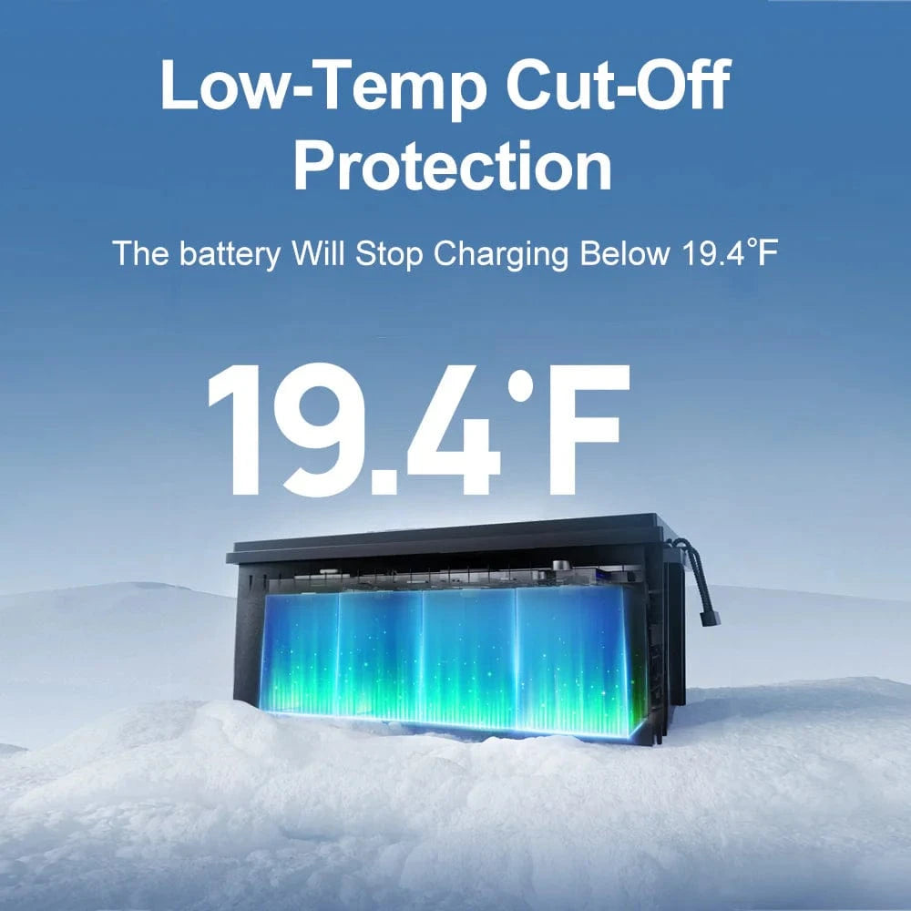 Eco-Worthy Solar Batteries Eco-Worthy LiFePO4 12V 280Ah Lithium Iron Phosphate Battery With Bluetooth