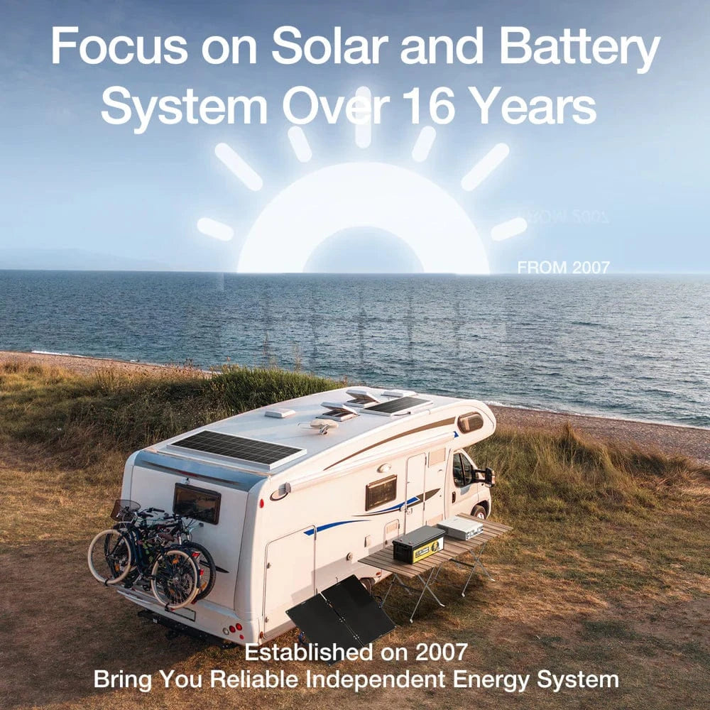 Eco-Worthy Solar Batteries Eco-Worthy LiFePO4 12V 280Ah Lithium Iron Phosphate Battery With Bluetooth