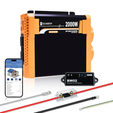 Eco-Worthy Mounting brackets Eco-Worthy Off-Grid Solar Kit | 2000W Inverter 12.8V 280Ah LiFePO4 Battery