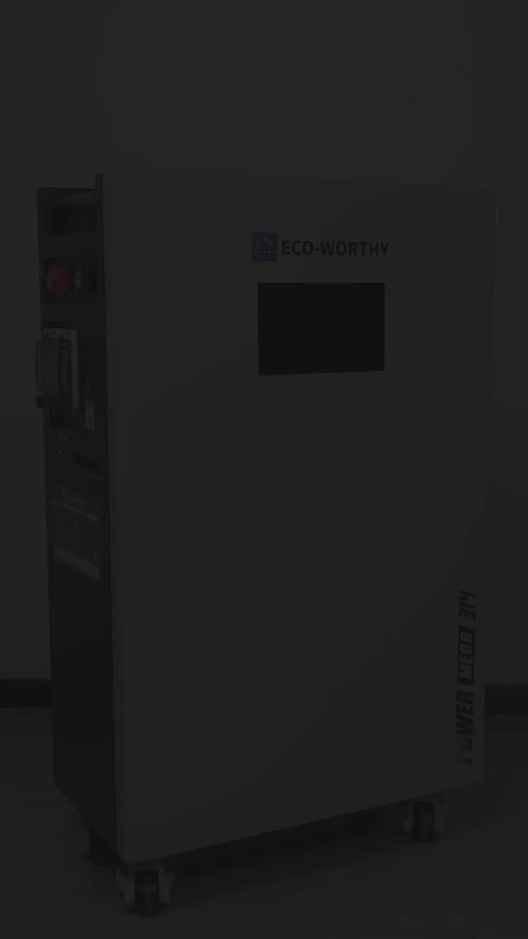 Eco-Worthy Solar Batteries Eco-Worthy PowerMega 314 | 51.2V 314AH Lithium Battery 16kWh | Bluetooth & WiFi