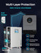 Eco-Worthy Solar Charge Controllers and Inverters ECO-WORTHY Powermega 48V 314Ah (2 Pack) LiFePO4 Energy Storage System with Liber 10KP 10kW Hybrid Inverter, Active Balancing BMS, Battery Built-in Bluetooth & WiFi, Communication for Off-Grid & Home Backup