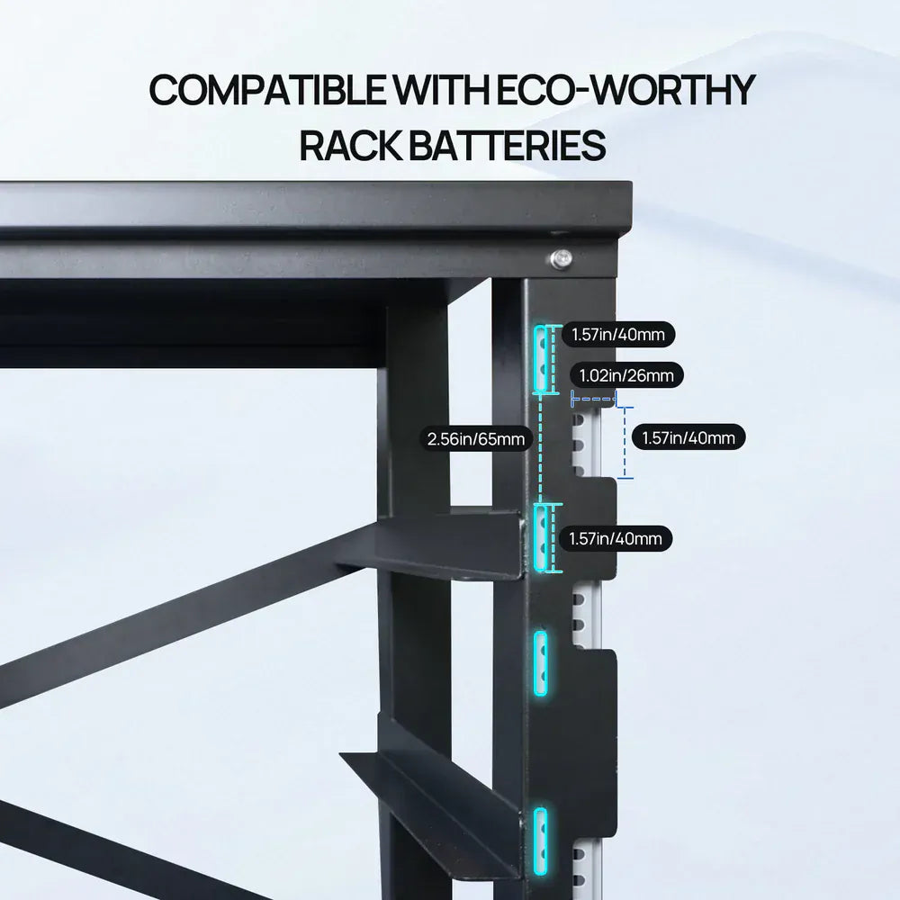 Eco-Worthy Eco-Worthy Rack6 V2 | For Server Rack Battery All Versions