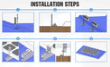 Eco-Worthy Eco-Worthy Roof Solar Panel Mounting Bracket Kit for 1-4 Pieces of Solar Panels