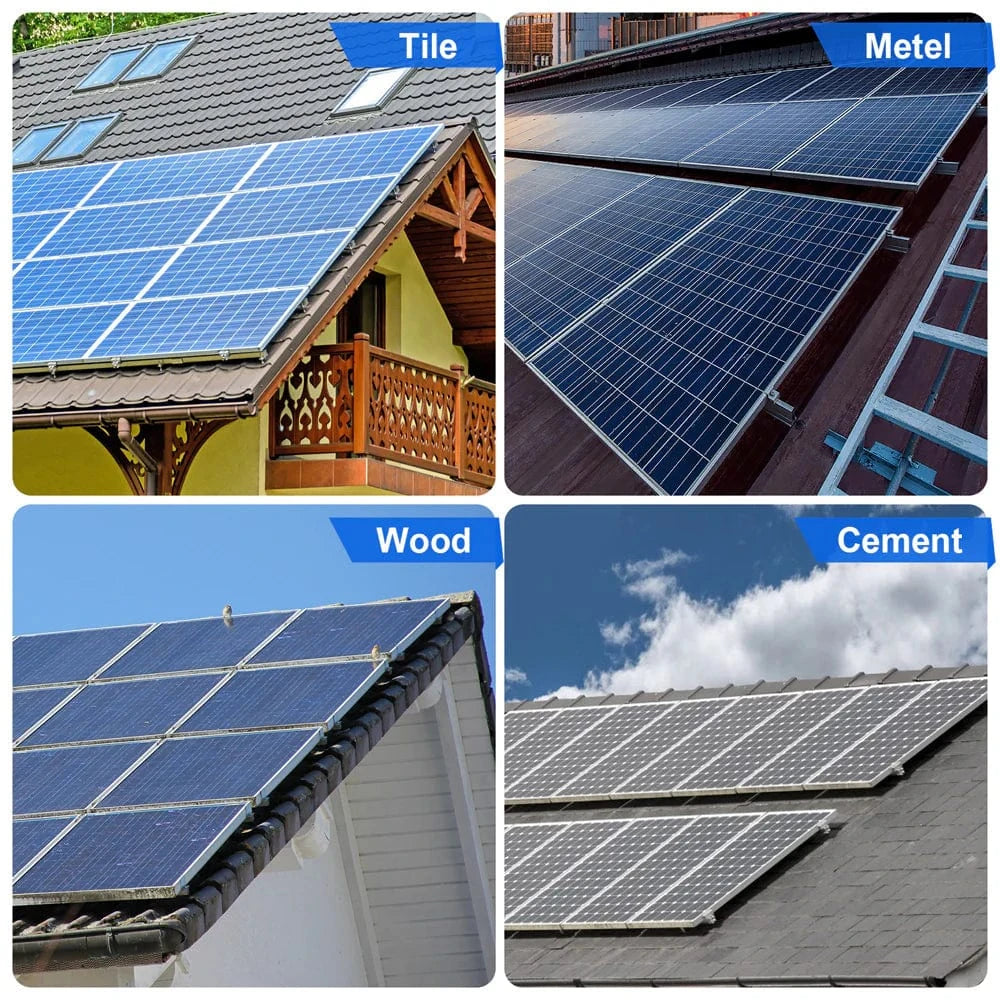 Eco-Worthy Eco-Worthy Roof Solar Panel Mounting Bracket Kit for 1-4 Pieces of Solar Panels