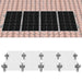 Eco-Worthy Eco-Worthy Roof Solar Panel Mounting Bracket Kit for 1-4 Pieces of Solar Panels