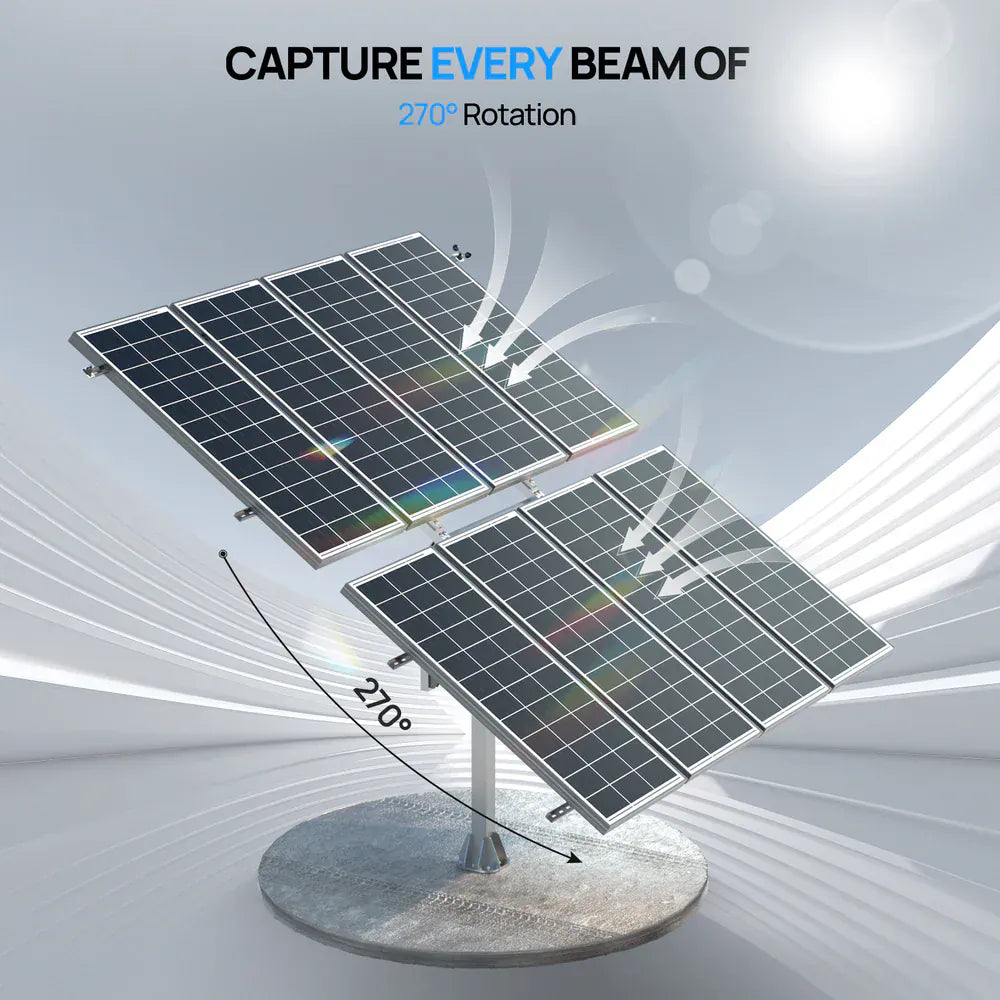 Eco-Worthy Eco-Worthy Solar Panel Dual Axis Tracking System Expanded Version w/ Tracker Controller