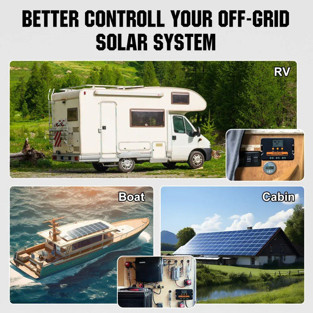 Eco-Worthy Solar Charge Controllers and Inverters Eco-Worthy Upgraded 30A PWM Solar Charge Controller Regulator