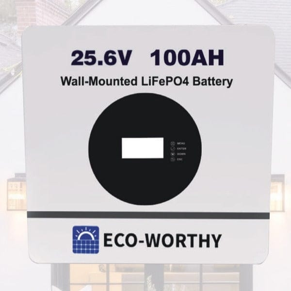 Eco-Worthy Solar Batteries Eco-Worthy Wall-Mounted Battery 24V 100AH