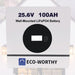 Eco-Worthy Solar Batteries Eco-Worthy Wall-Mounted Battery 24V 100AH
