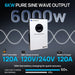 Eco-Worthy Solar Charge Controllers and Inverters New Updated Version Eco-Worthy 6KW 48V Solar Off-grid Split-phase AIO Inverter