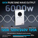 Eco-Worthy Solar Charge Controllers and Inverters New Updated Version Eco-Worthy 6KW 48V Solar Off-grid Split-phase AIO Inverter- In-Store Offer Only