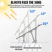 Eco-Worthy Mounting brackets Updated Adjustable Solar Panel Mounting Brackets for 200W–400W Panels