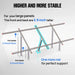 Eco-Worthy Mounting brackets Updated Adjustable Solar Panel Mounting Brackets for 200W–400W Panels