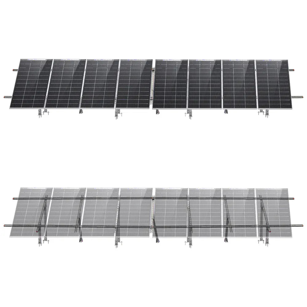 Eco-Worthy Mounting brackets Updated Adjustable Solar Panel Mounting Brackets for 200W–400W Panels