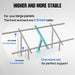 Eco-Worthy Mounting brackets Upgraded Adjustable Multi-Piece Solar Panel Mounting Brackets for 1-4 Pieces of 200W 300W 400W Solar Panels