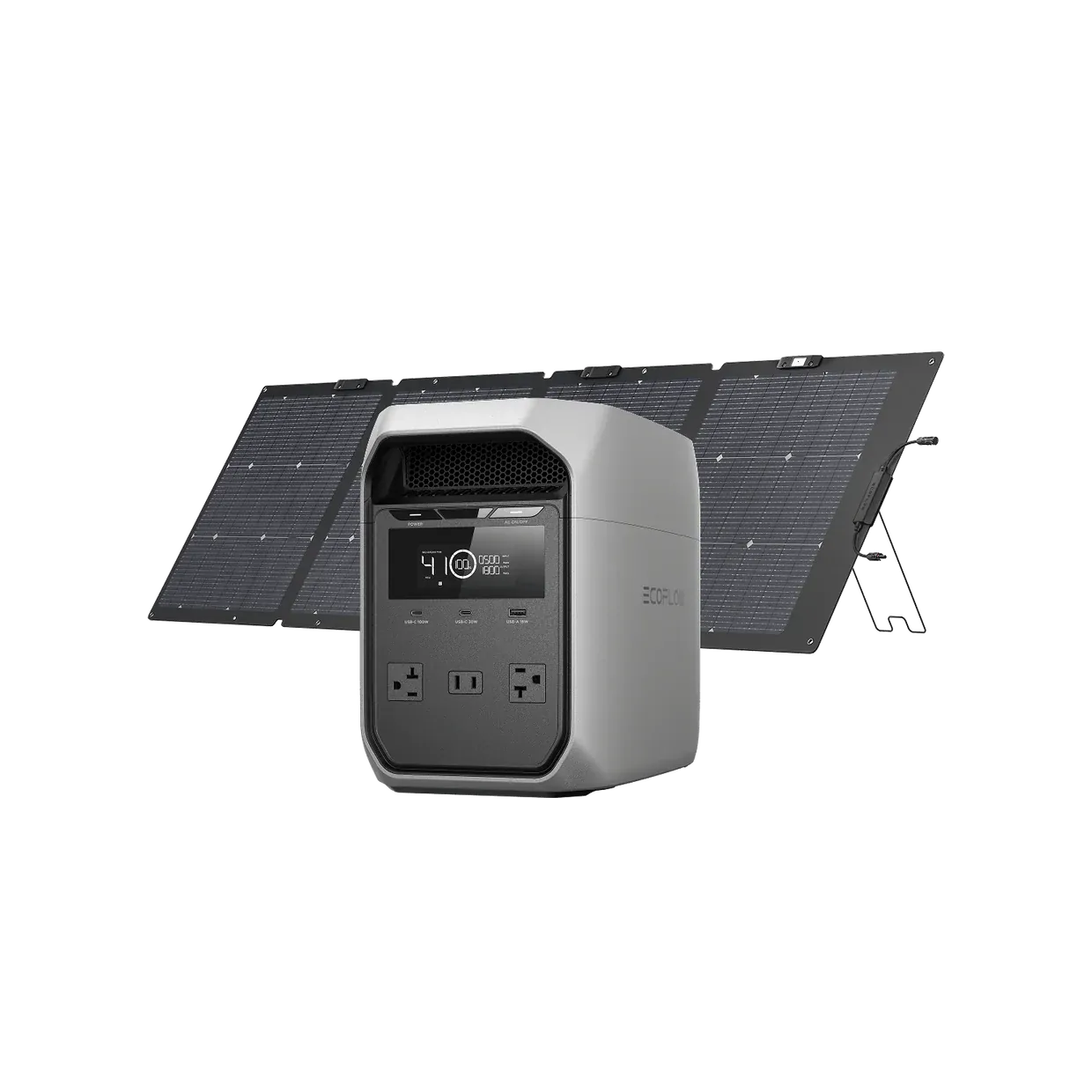 Ecoflow Power Station DELTA 3 CLASSIC+220W solar panel Ecoflow DELTA 3 CLASSIC Portable Power Station