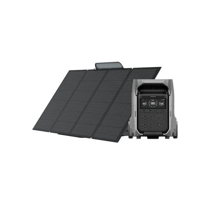 Ecoflow Power Station DELTA Pro 3 Portable Power Station + 400W Portable Solar Panel EcoFlow DELTA Pro 3 Portable Power Station
