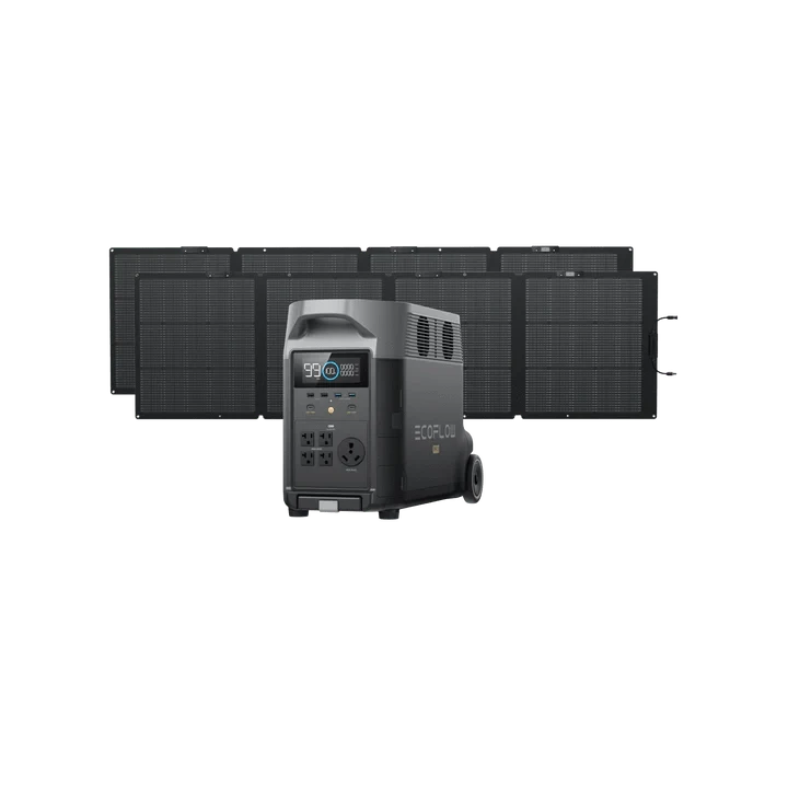 Ecoflow Power Station DELTA Pro + 220W EcoFlow DELTA Pro Portable Power Station