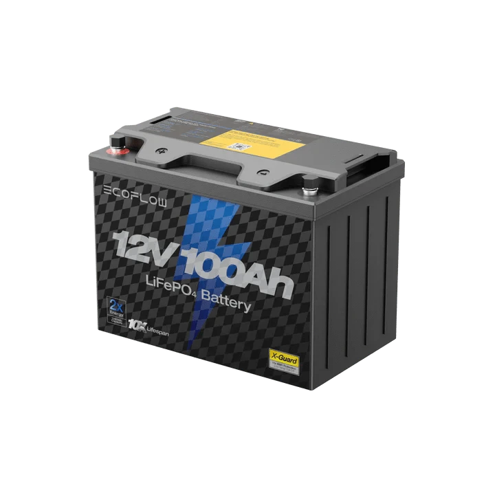 Ecoflow Power Station EcoFlow Lithium 12V 100Ah Deep Cycle LiFePO4 Battery