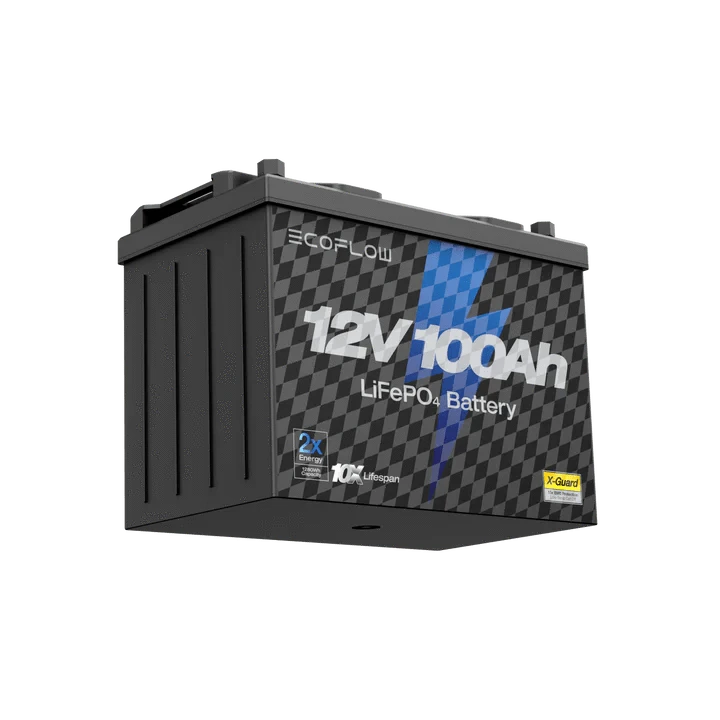 Ecoflow Power Station EcoFlow Lithium 12V 100Ah Deep Cycle LiFePO4 Battery
