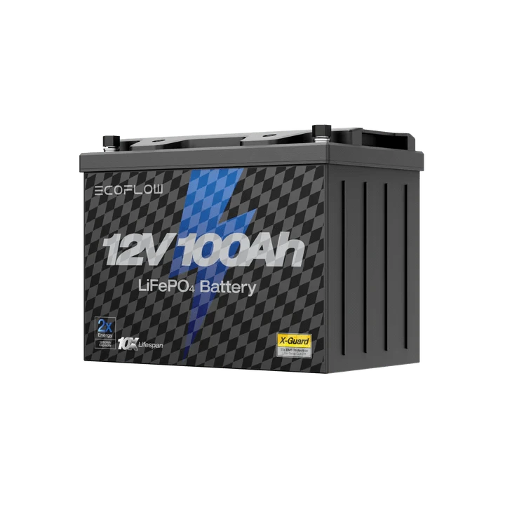 Ecoflow Power Station EcoFlow Lithium 12V 100Ah Deep Cycle LiFePO4 Battery