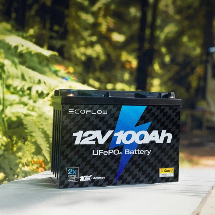 Ecoflow Power Station EcoFlow Lithium 12V 100Ah Deep Cycle LiFePO4 Battery