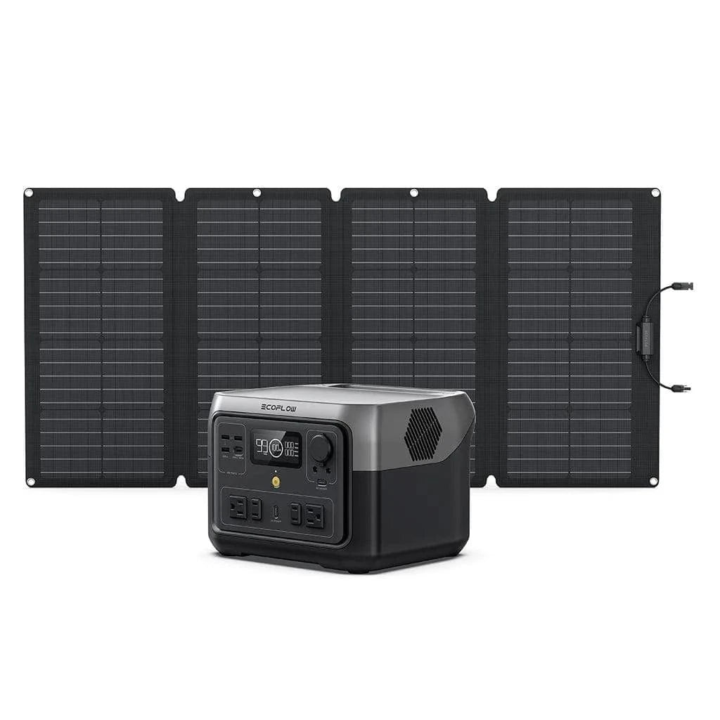 Ecoflow Power Station RIVER 2 Max + 160W EcoFlow RIVER 2 Max Portable Power Station