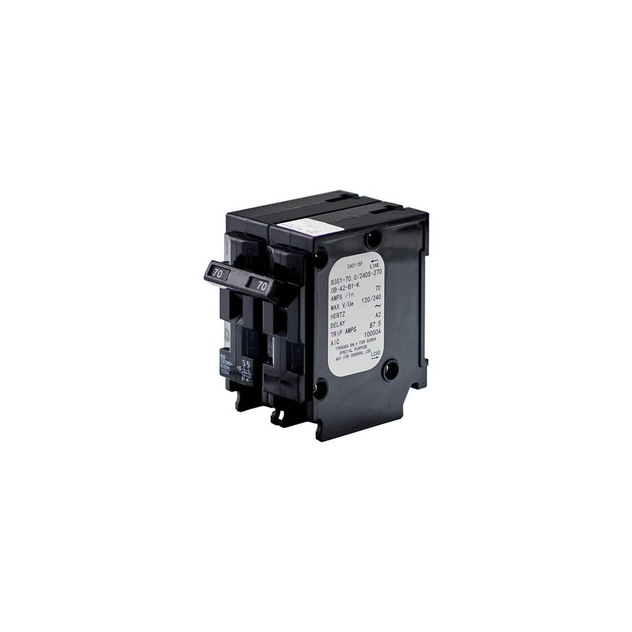 EG4 Solar Accessories & Components BSB 70A AC Circuit Breaker | Compatible with EG4 18kPV Hybrid Inverter