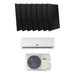 EG4 Air Conditioners 7x Peimar 450W Mono PERC Panels EG4 24k Hybrid Solar Powered Mini Split Kit (R32)