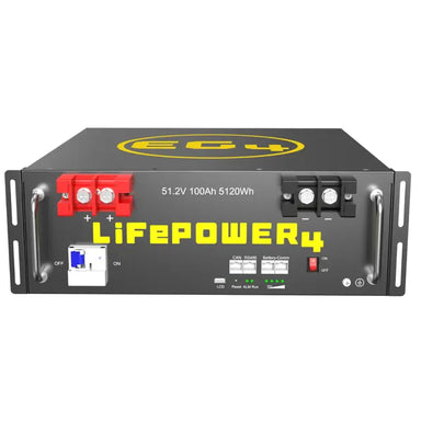 EG4 Solar Batteries EG4 LifePower4 V2 Lithium Battery | 48V 100AH | Server Rack Battery