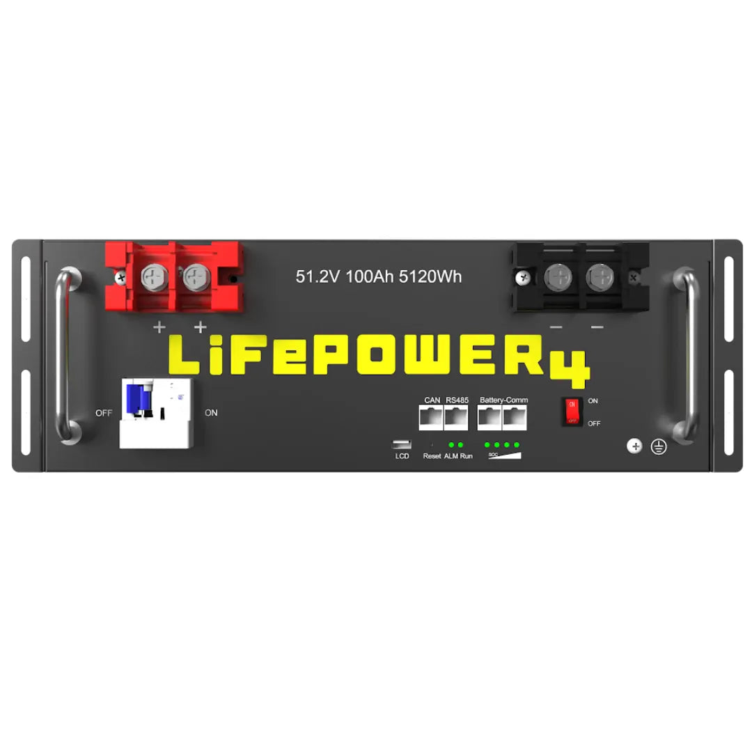 EG4 Solar Batteries EG4 LifePower4 V2 Lithium Battery | 48V 100AH | Server Rack Battery