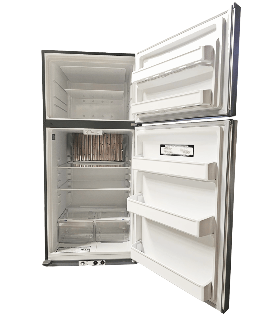 EZ Freeze Propane Refrigerator EZ Freeze 21 Cu. Ft. Stainless Steel Propane Gas Refrigerator EZ-2150SS