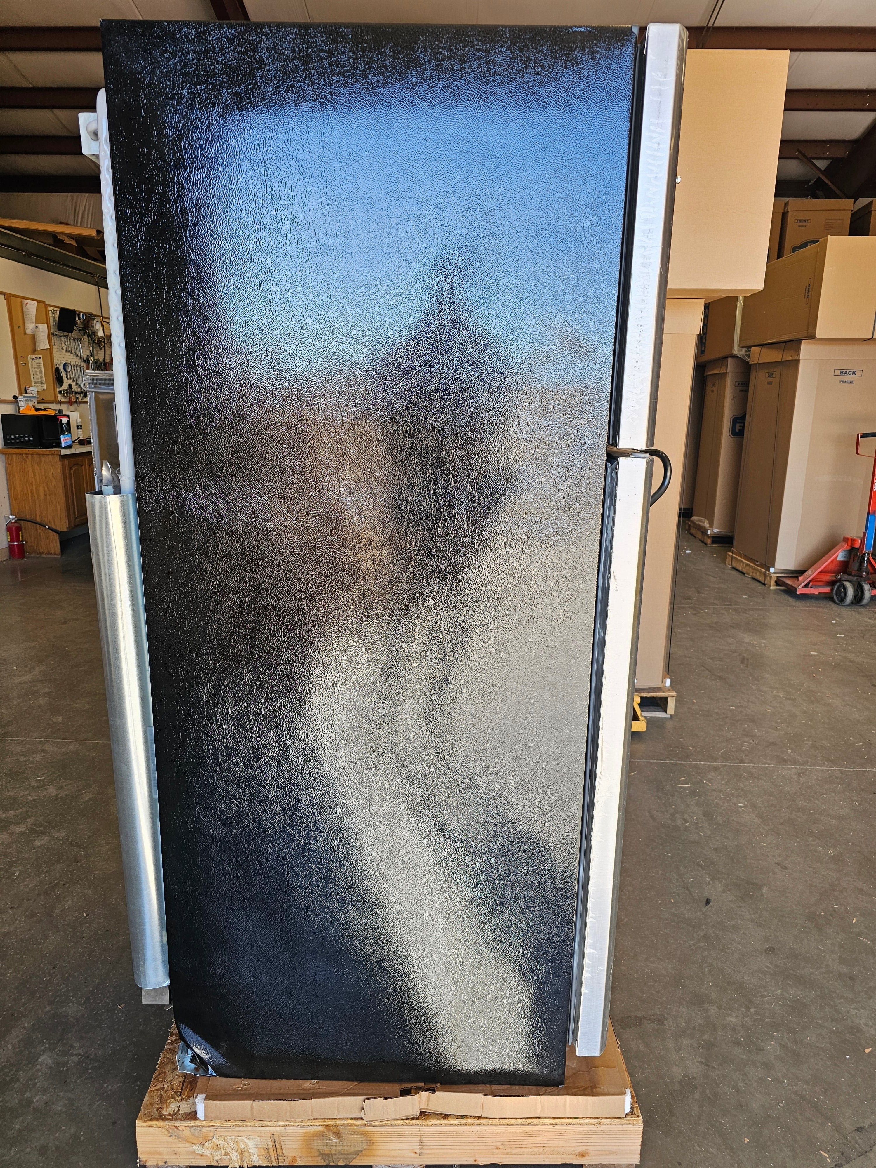 EZ Freeze Propane Refrigerator New Scratch and Dent EZ Freeze 21 Cu. Ft. Stainless Steel Natural Gas Refrigerator EZ-21SS-NG