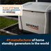 Generac Generac G0073280 Standby Generator, 26kW with Transfer Switch | Cellular