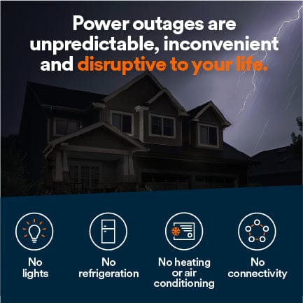 Generac Generac G0073280 Standby Generator, 26kW with Transfer Switch | Cellular